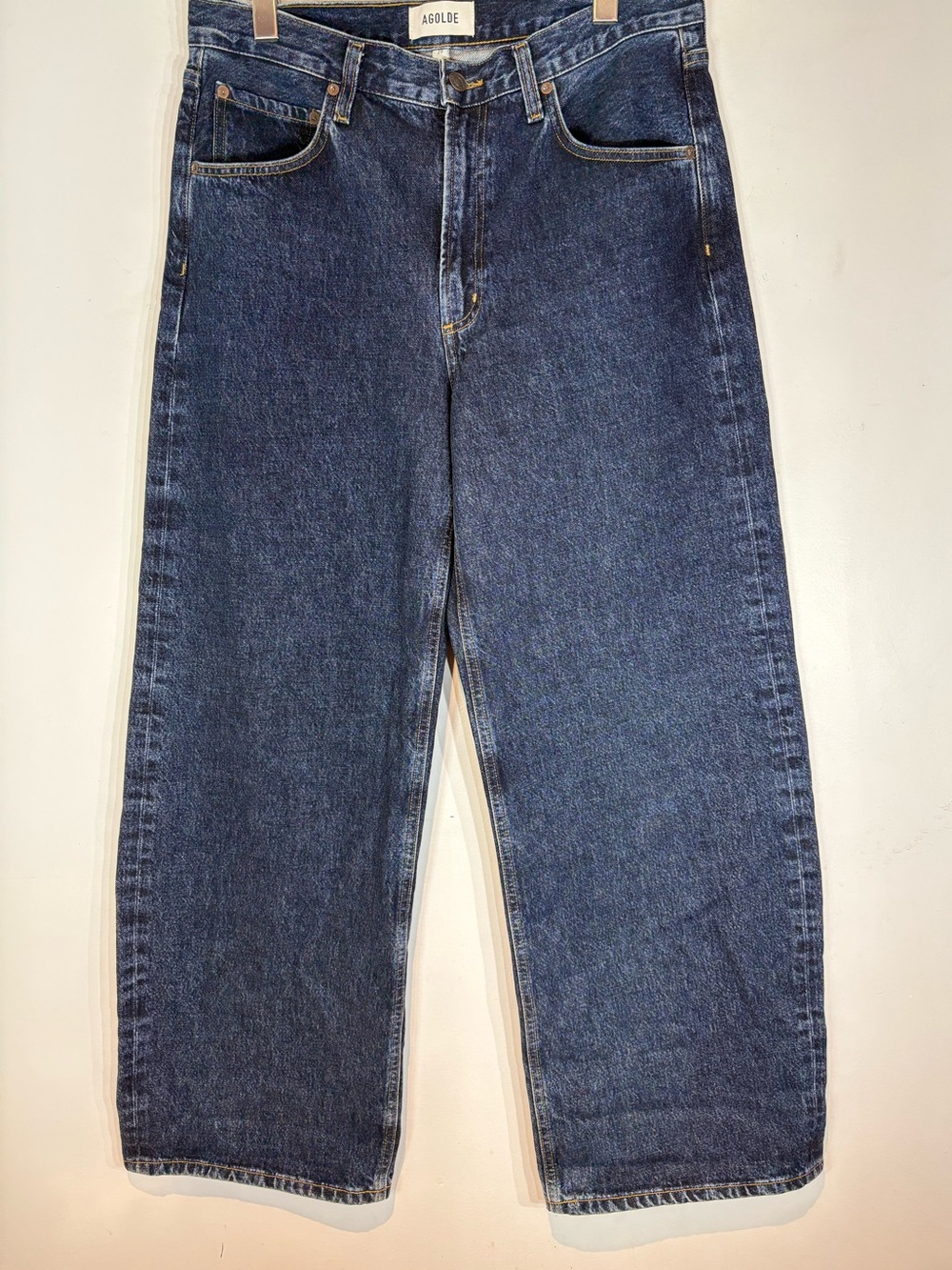 AGOLDE Low Curve Jeans Pendulum Wash Size 29 Wide Leg Barrel Denim - Picture 5 of 15